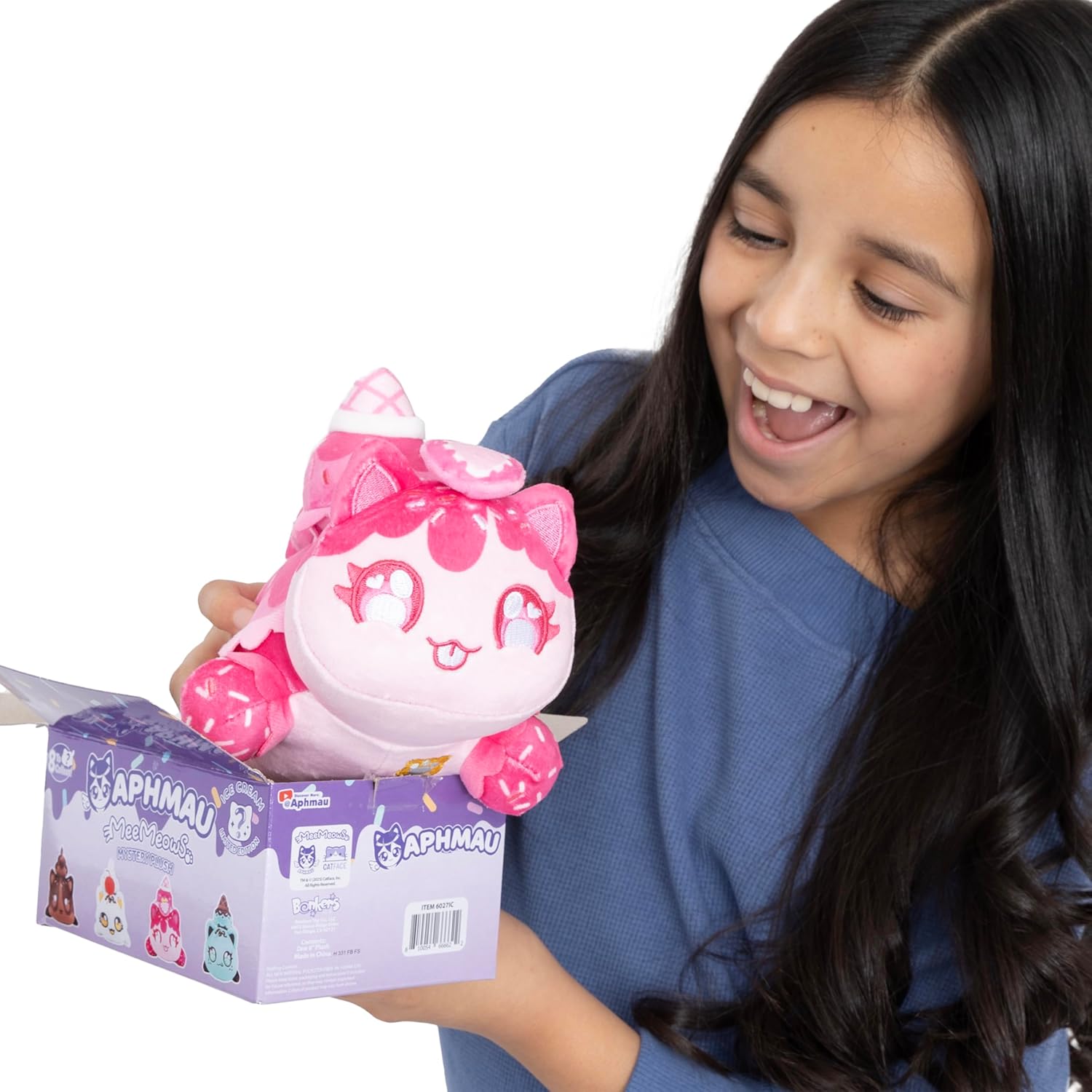 Aphmau Mystery MeeMeow Plush Ice Cream  6inch BON-6027IC
