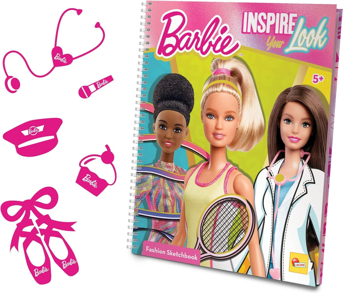 Lisciani Barbie Sketchbook - Inspire Your Look 12617