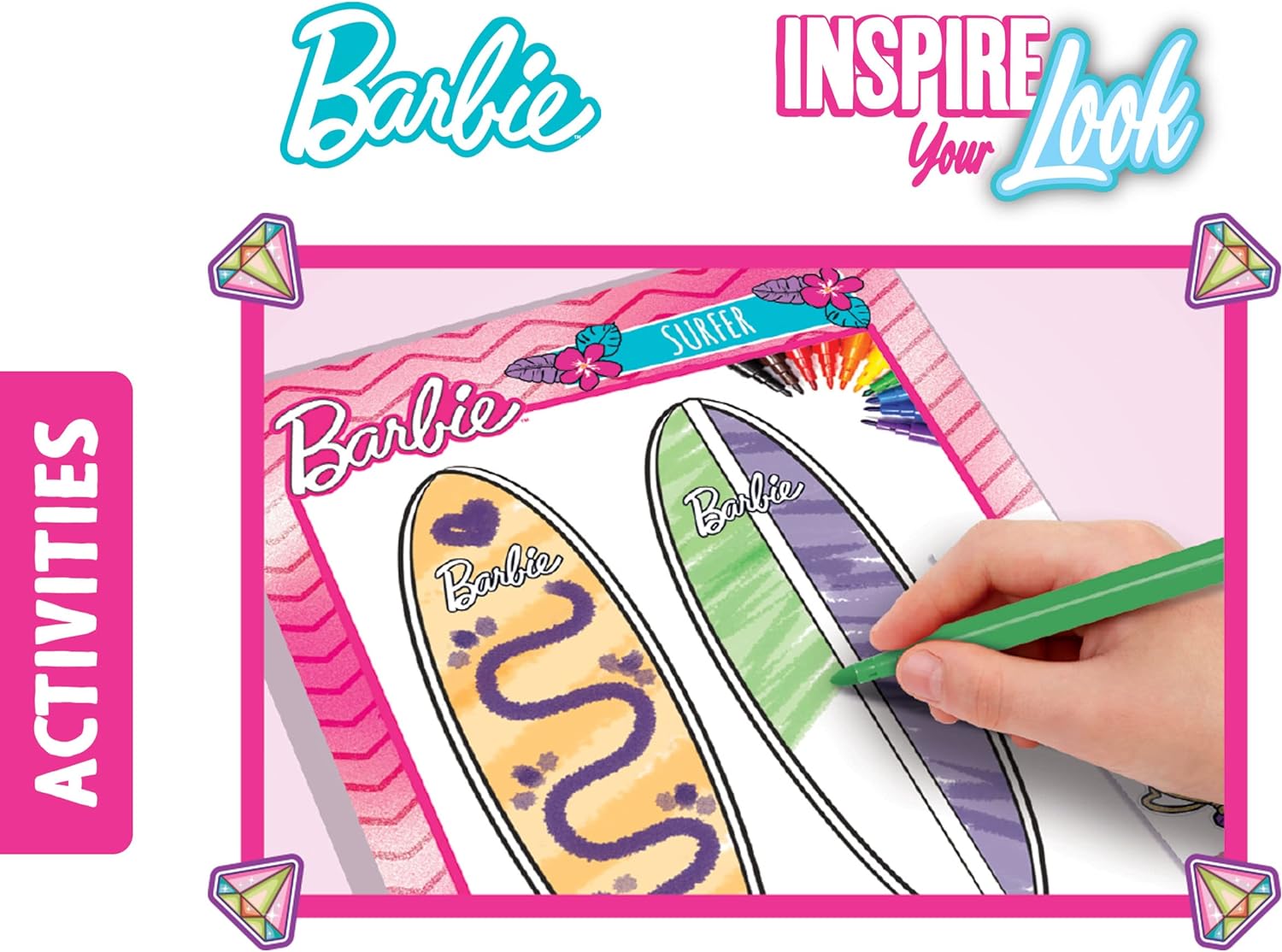 Lisciani Barbie Sketchbook - Inspire Your Look 12617