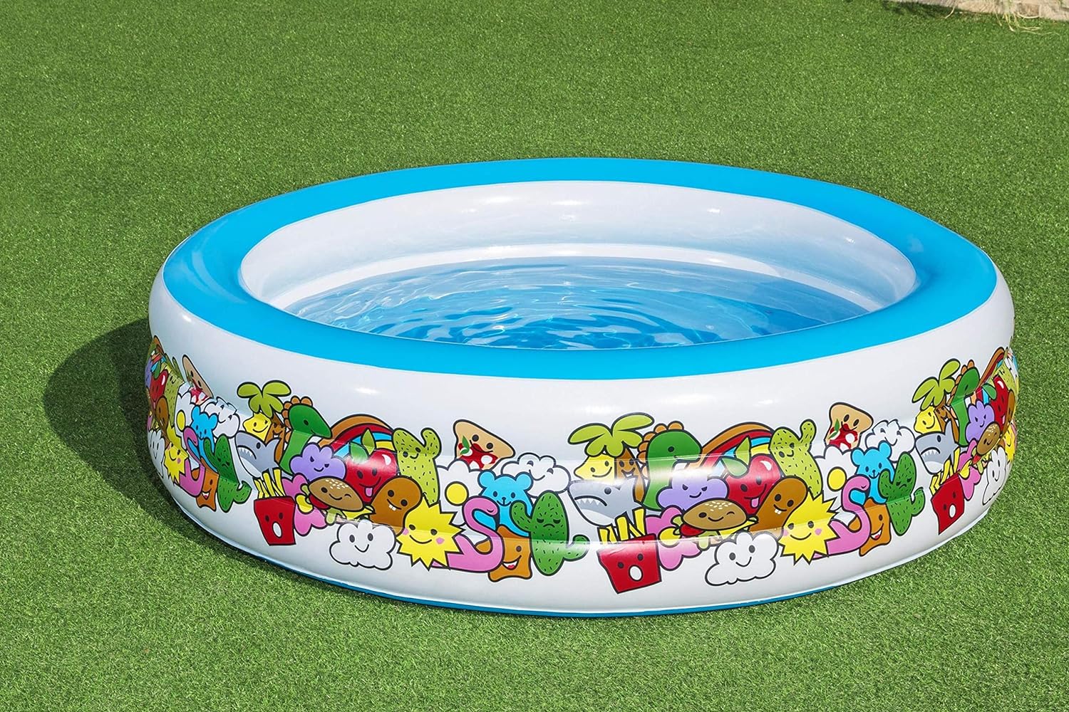 Bestway Inflatable Play Pool 3-Ring 1.96mx53cm 51122