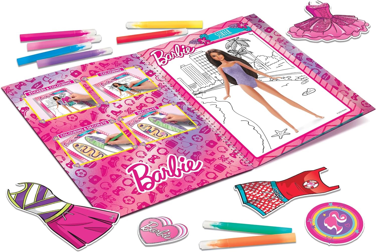 Lisciani Barbie Sketchbook - Inspire Your Look 12617