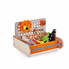 Hape Junior Inventor Science Experiment Toolbox Kit 32pcs - Colorland Toys