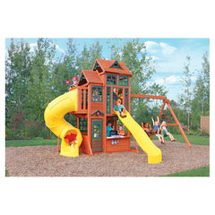 Kidkraft Canyon Ridge Wooden Swing Set / Playset F25715E