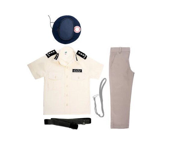 Abu Dhabi Police Costume Brown 8 - 9Y/O - Colorland Toys