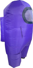 Among Us Crewmate Inflatable Child Costume - Purple - Colorland Toys