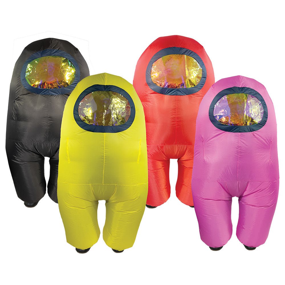 Among Us Crewmate Inflatable Halloween Adult Costume - Black - Colorland Toys