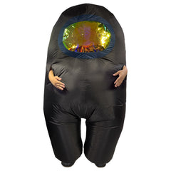 Among Us Crewmate Inflatable Halloween Adult Costume - Black - Colorland Toys