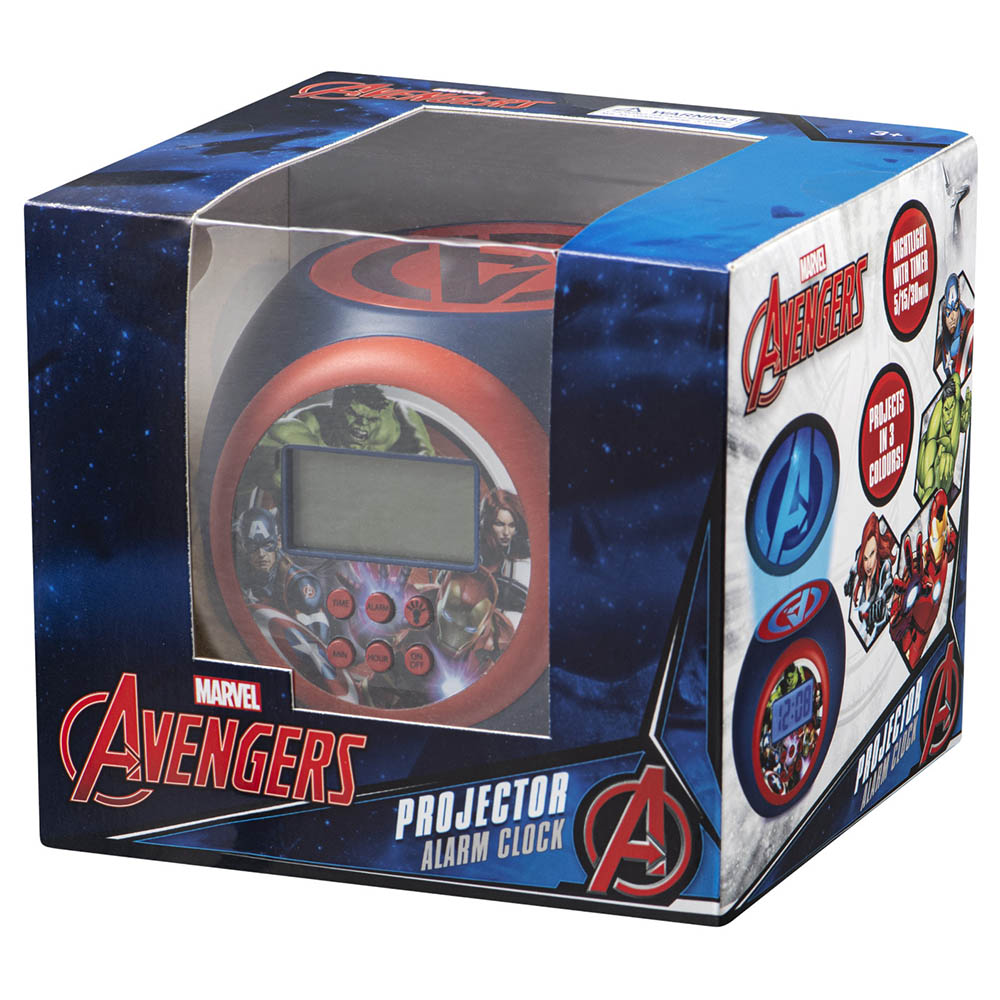 Marvel Projector Alarm Clock - Avengers MV-0203-AV