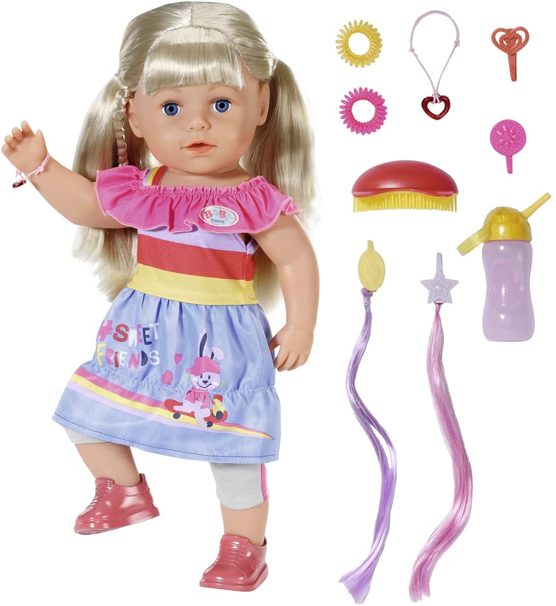 Baby Born Blonde Sister 43cm Doll - Colorland Toys