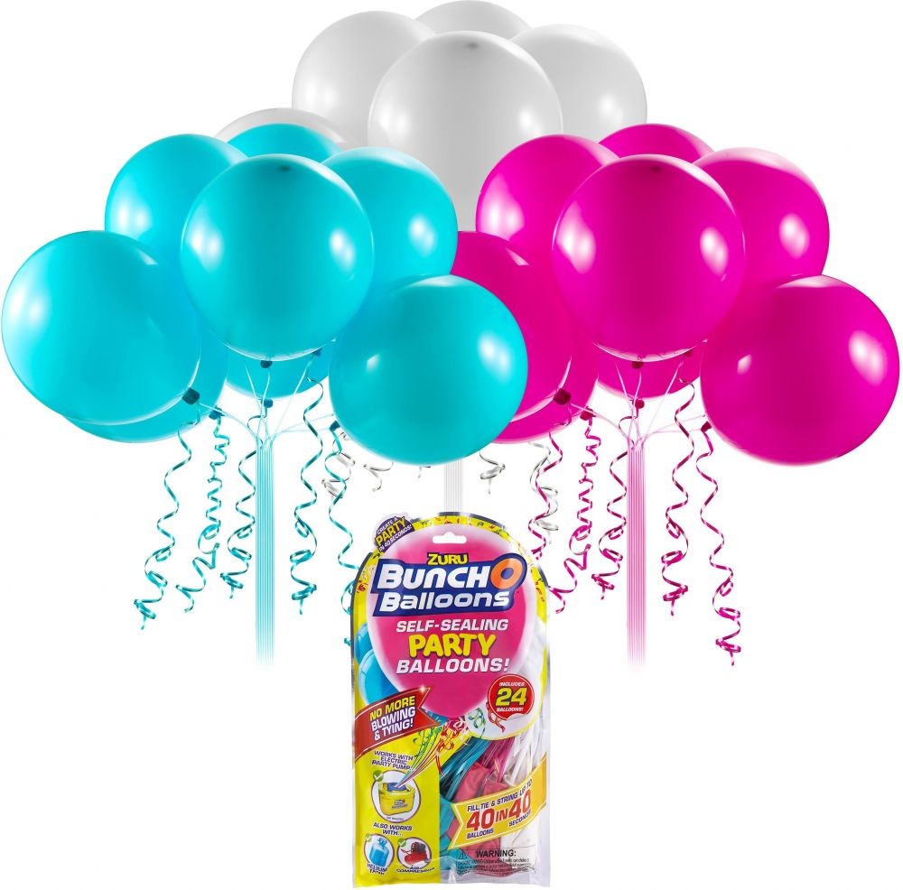 عبوة إعادة تعبئة بالونات Bunch O Balloons ذاتية الغلق باللون الوردي/الأزرق المخضر/الأبيض 56179BUQ1