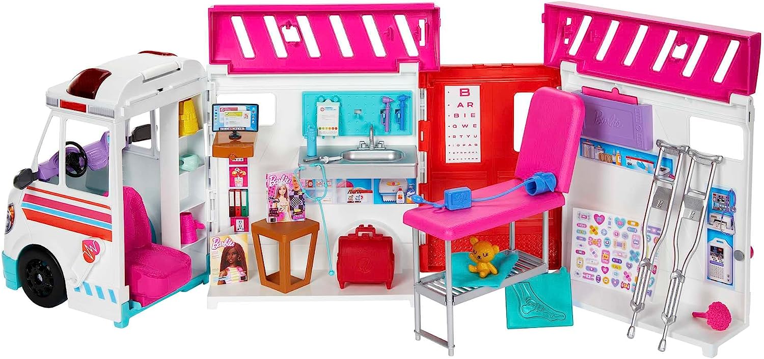 Barbie Care Clinic Vehicle Playset HKT79 - Colorland Toys