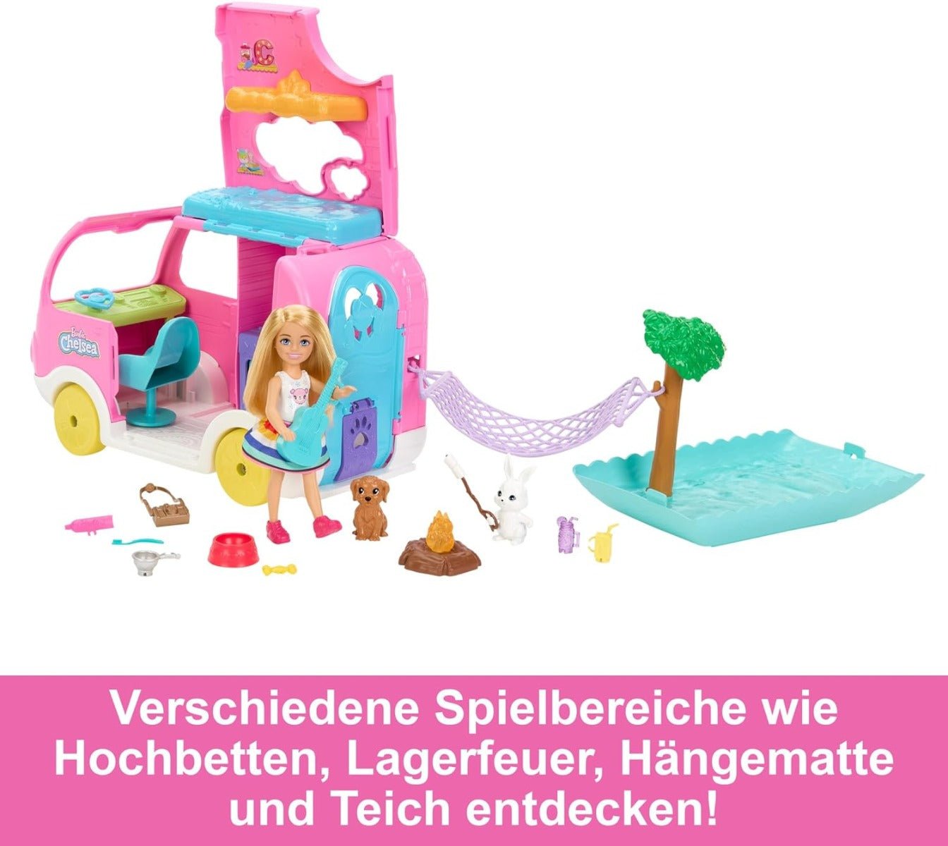 Barbie Club Chelsea Camper HNH90 - Colorland Toys