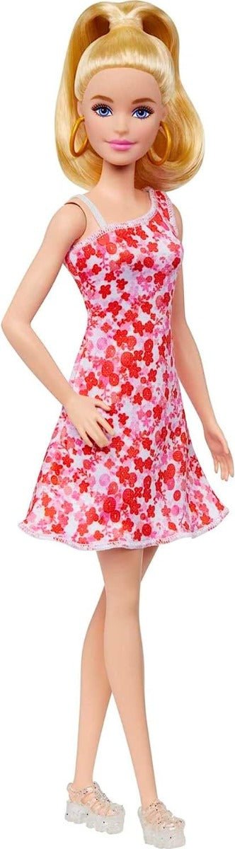 Barbie Fashionista Doll - Pink Floral Dress HJT02 - Colorland Toys