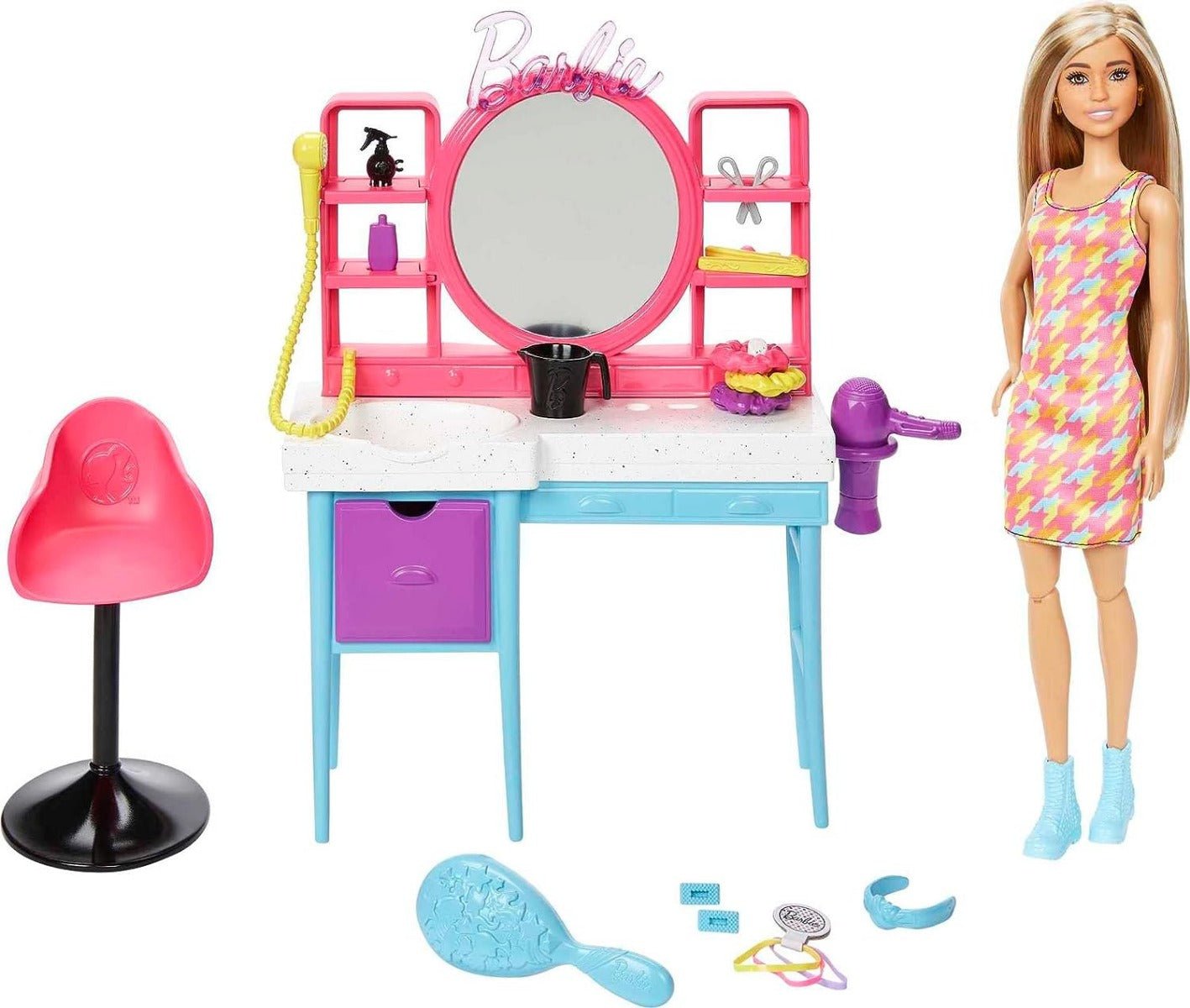 Barbie Hair Salon Playset HKV00 - Colorland Toys