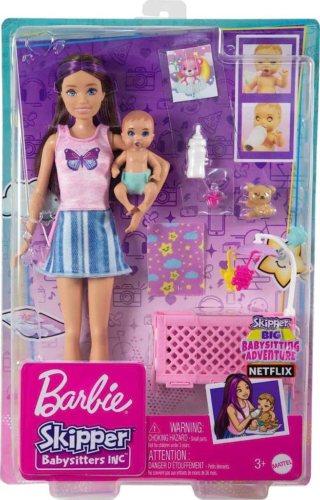 Barbie Skipper Babysitters Doll and Playset - Sleepy Baby