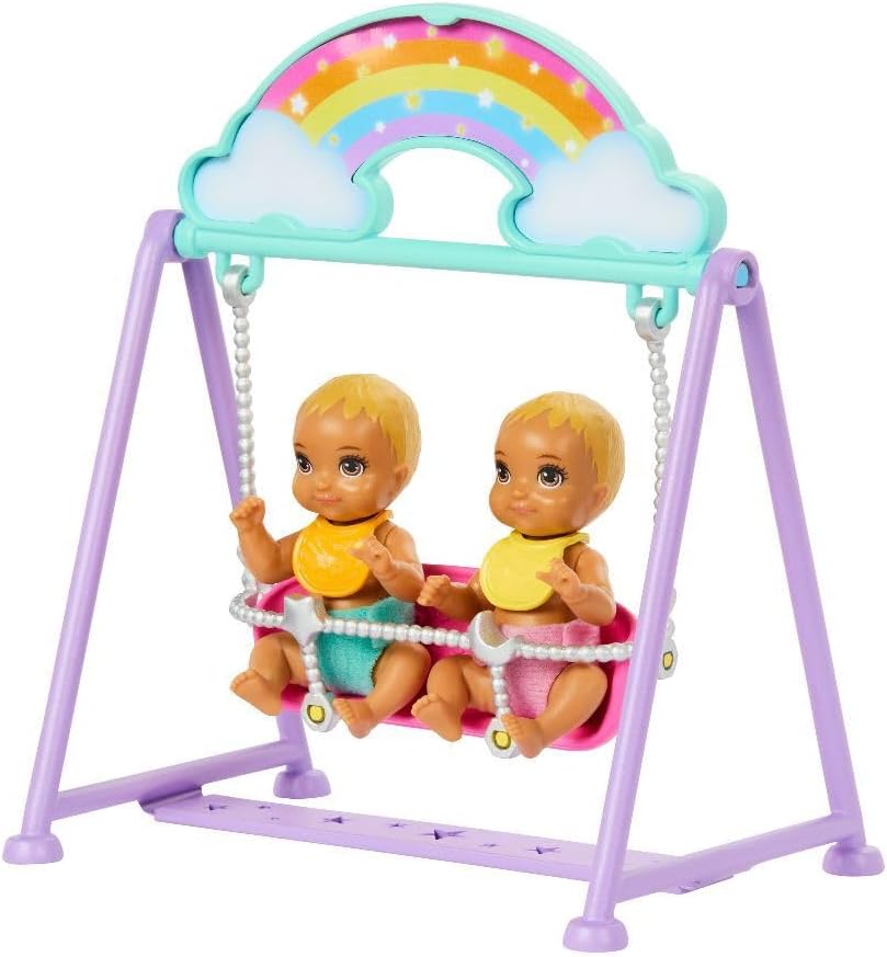 Barbie Skipper Babysitters - Twinning Nursery Playset HXM99 - Colorland Toys