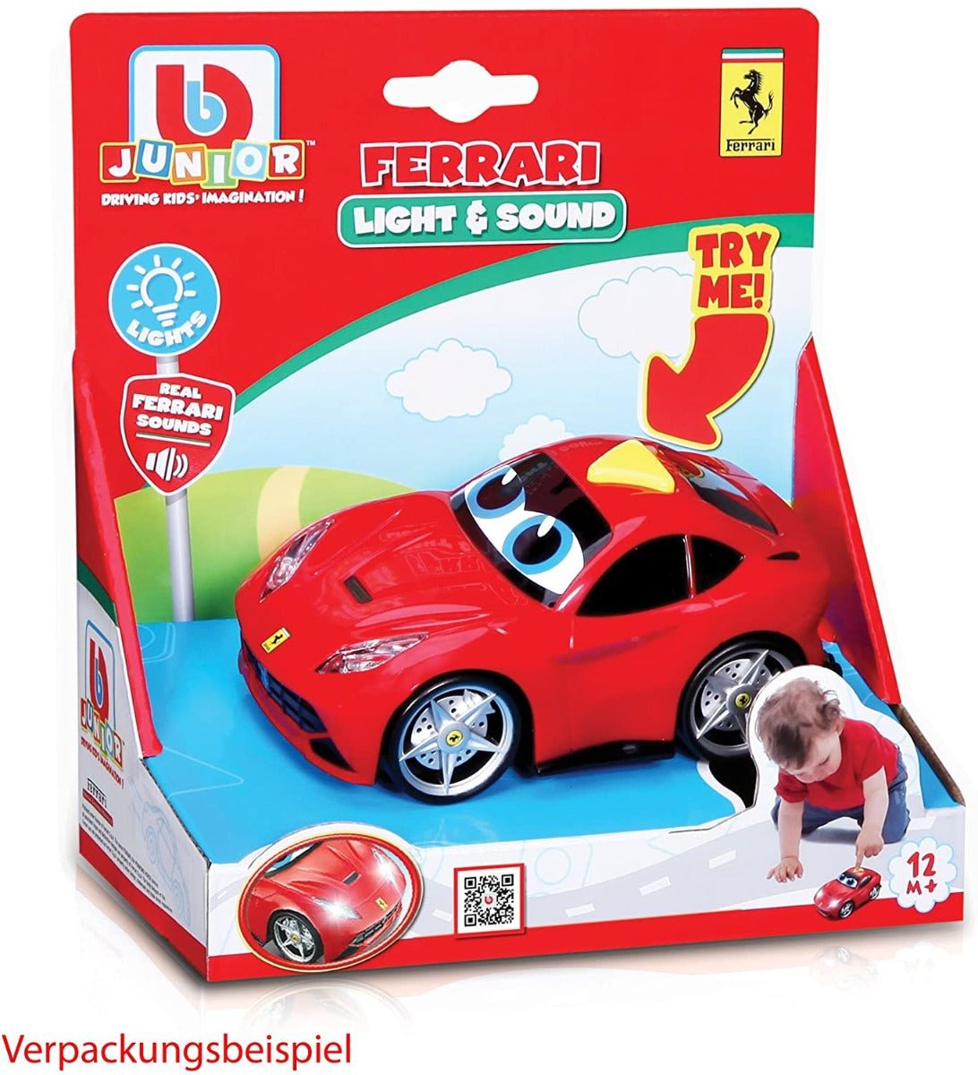 BBJunior Ferrari Light And Sound 488 GTB 16 - 81002 - Colorland Toys