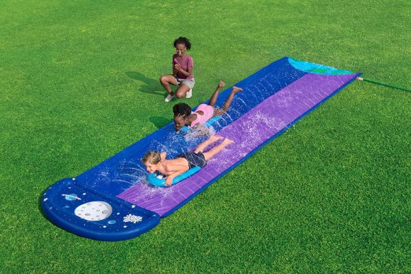 Bestway H2OGO Lunar Launch Double Water Slide 4.88m 52642 - Colorland Toys