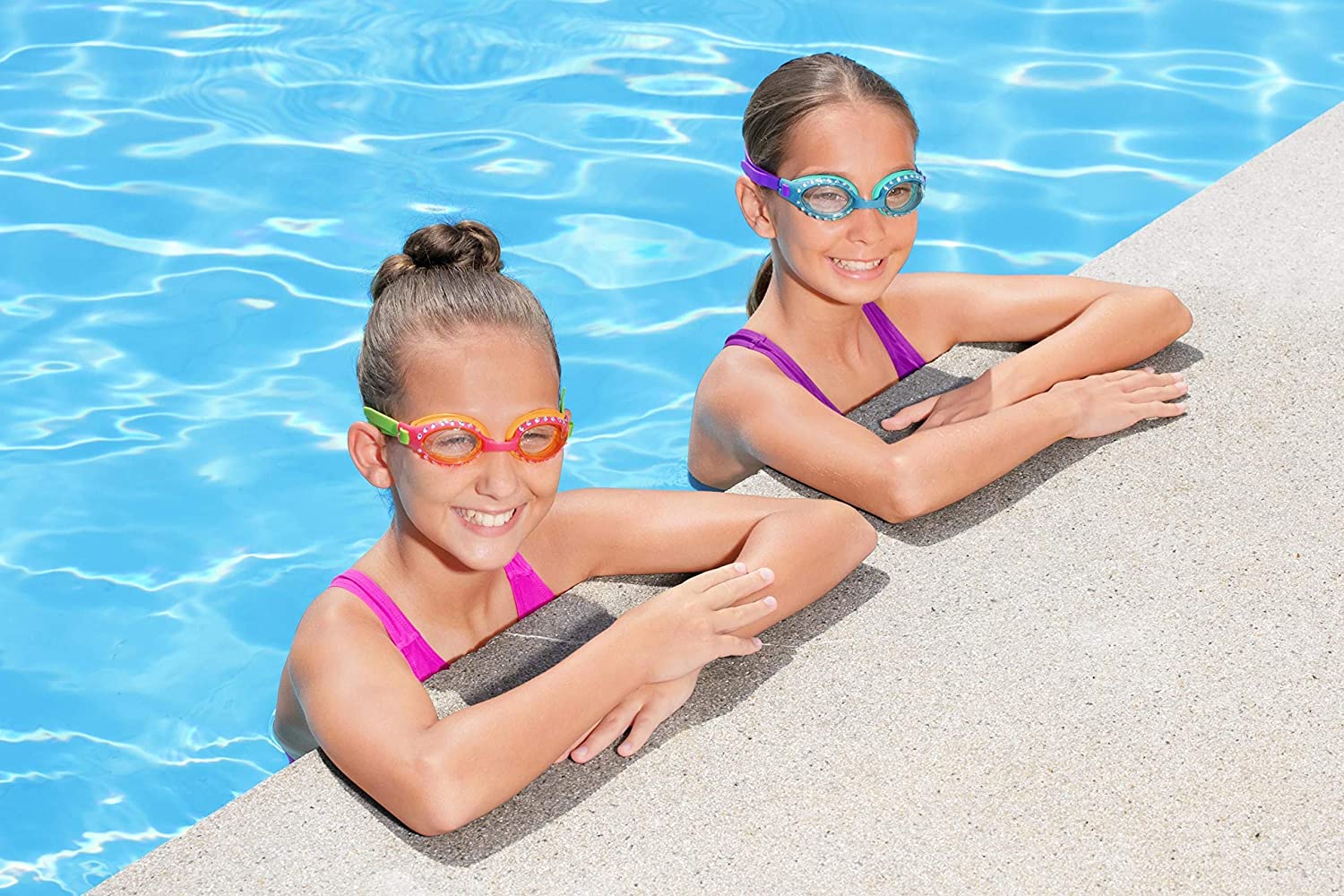 Bestway Hydro Swim Sparkle 'n Shine Goggles Youth 7+ 21101 - Colorland Toys