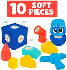 Blockaroo Magnetic Foam Building Blocks Small Plane - Colorland Toys