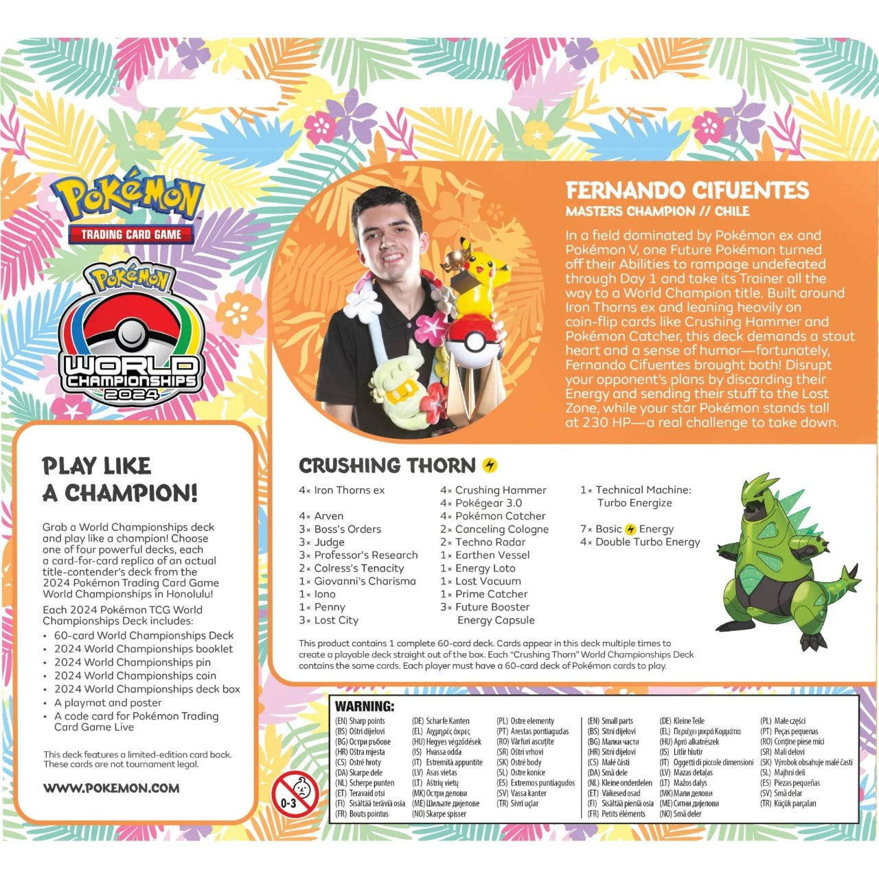 Pokemon TCG: World Championship Decks 2024 Asst 100-10166
