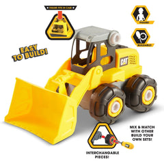 Caterpillar CAT Build Your Own Junior Crew Wheel Loader 80905 - Colorland Toys