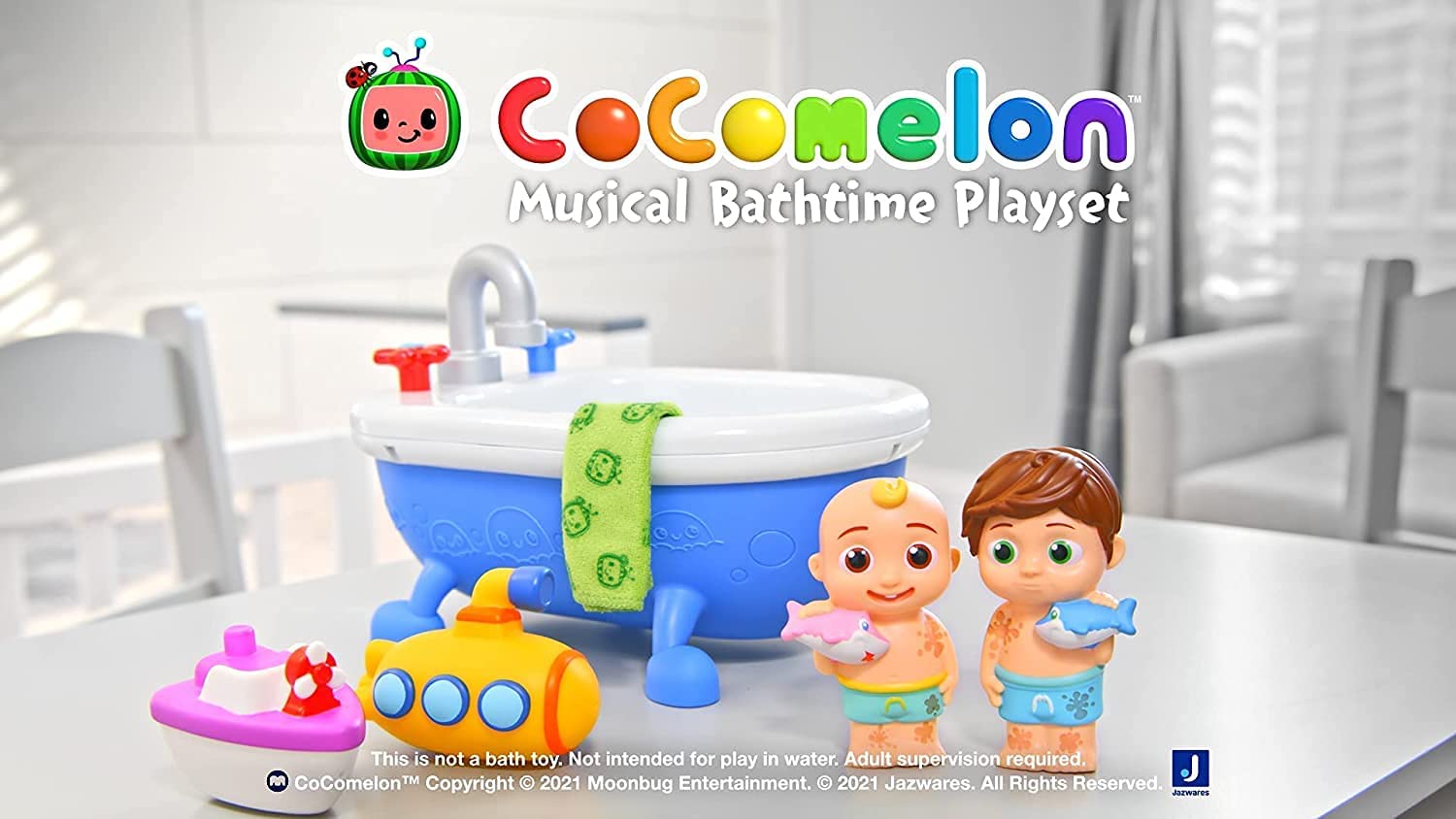 Cocomelon Musical Bathtub Playset CMW0028 - Colorland Toys