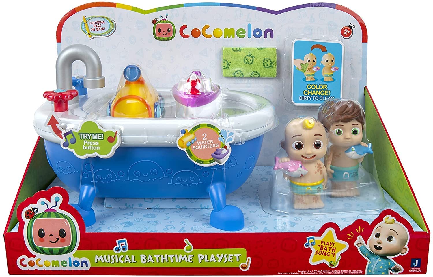 Cocomelon Musical Bathtub Playset CMW0028 - Colorland Toys
