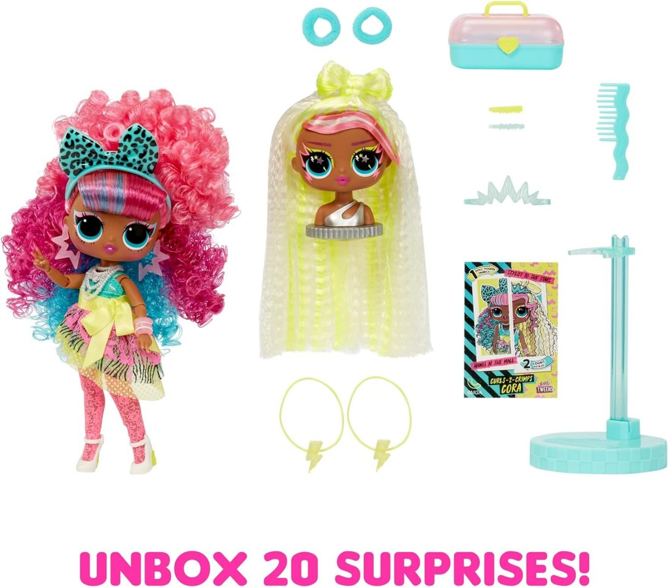 LOL Surprise Tweens Swap Fashion Doll - Curls to Crimps Cora MGA-593263