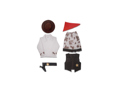 Costume Cowgirl 435 4 - 5 - Colorland Toys