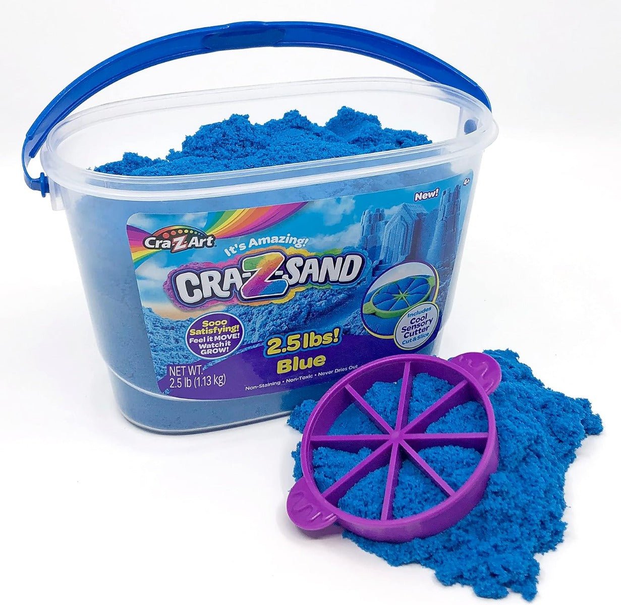 Cra - Z - Sand Blue Blast 2.5lbs CA - 19664 - Colorland Toys
