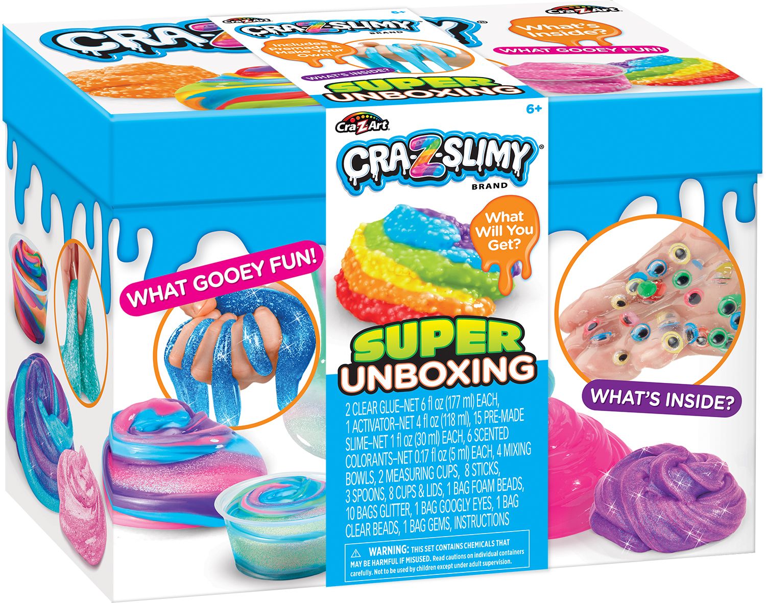 Cra - Z - Slimy Super Slime Unboxing CA - 19446 - Colorland Toys