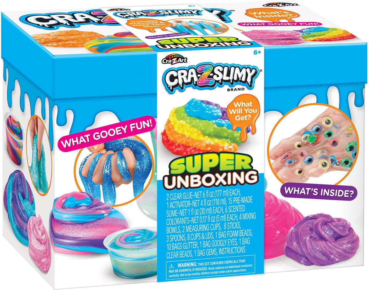 Cra - Z - Slimy Super Slime Unboxing CA - 19446 - Colorland Toys
