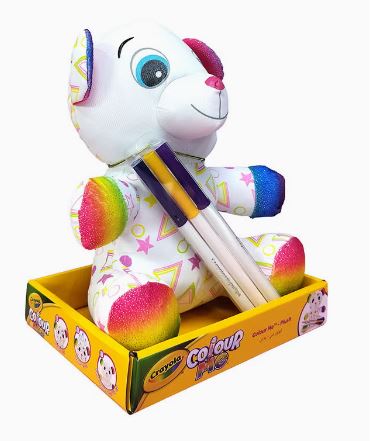 Crayola Colour Me Plush Bear - Colorland Toys