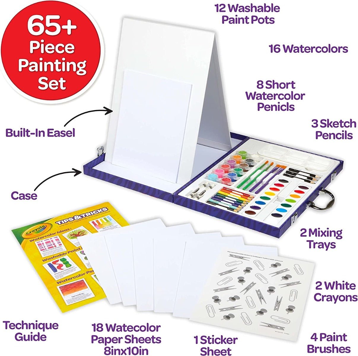 Crayola Paint & Create Easel Case CY04 - 1158 - Colorland Toys