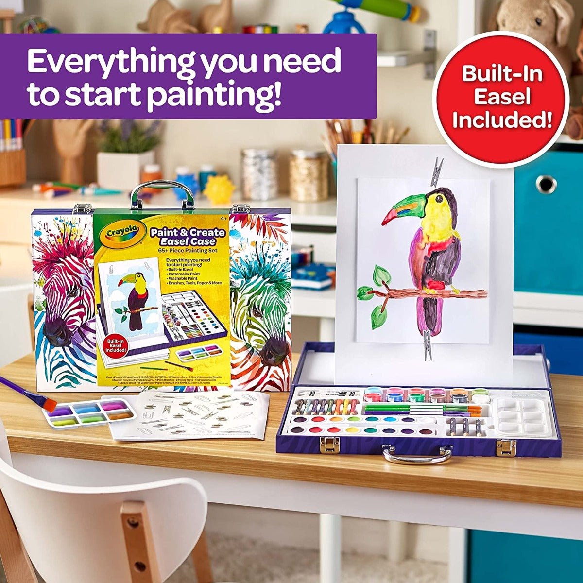 Crayola Paint & Create Easel Case CY04 - 1158 - Colorland Toys
