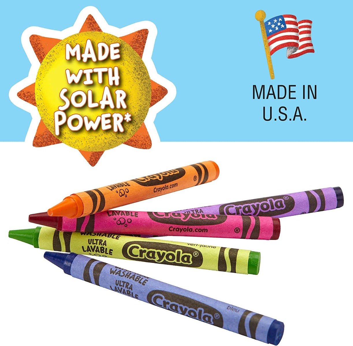 Crayola Ultra Clean Washable Crayons Color Max 24ct CY52 - 6924 - Colorland Toys