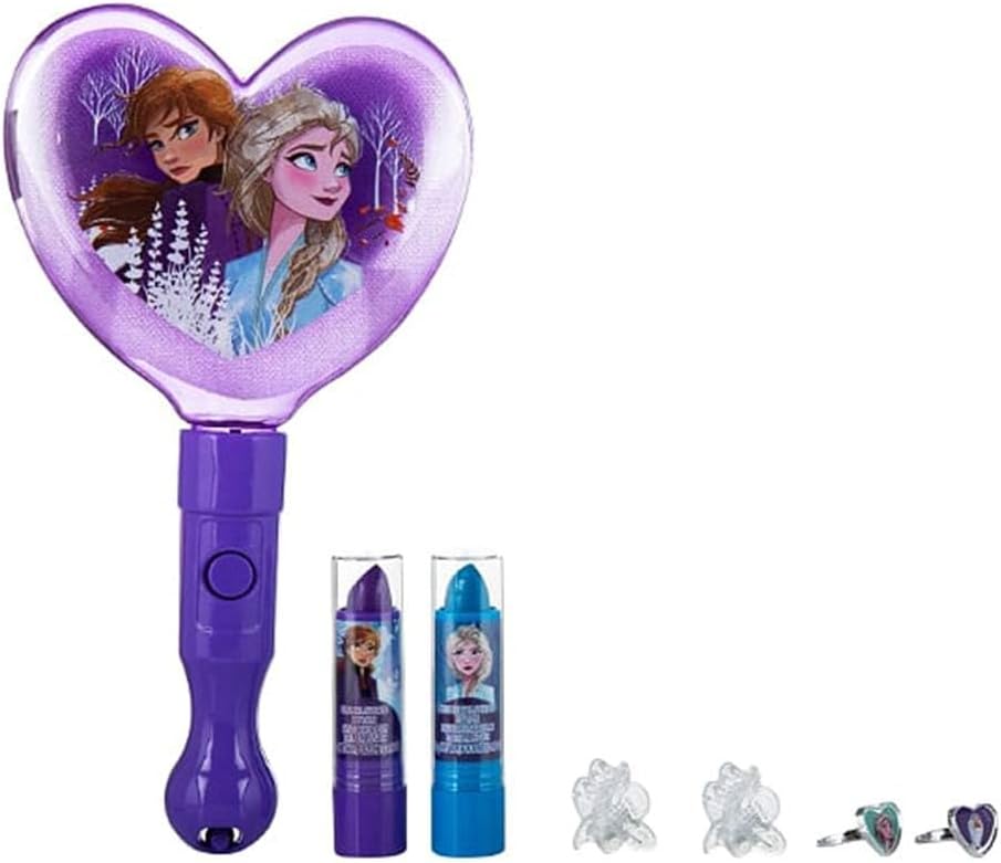 Disney Frozen Lip Balm With Mirror And Accessories Set - Colorland Toys