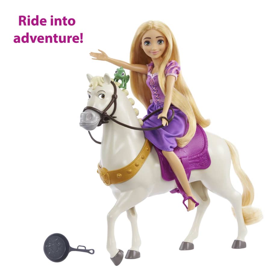 Disney Princess Fashion Doll & Horse - Rapunzel & Maximus HLW23 - Colorland Toys