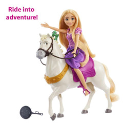 Disney Princess Fashion Doll & Horse - Rapunzel & Maximus HLW23 - Colorland Toys