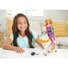 Disney Princess Fashion Doll & Horse - Rapunzel & Maximus HLW23 - Colorland Toys