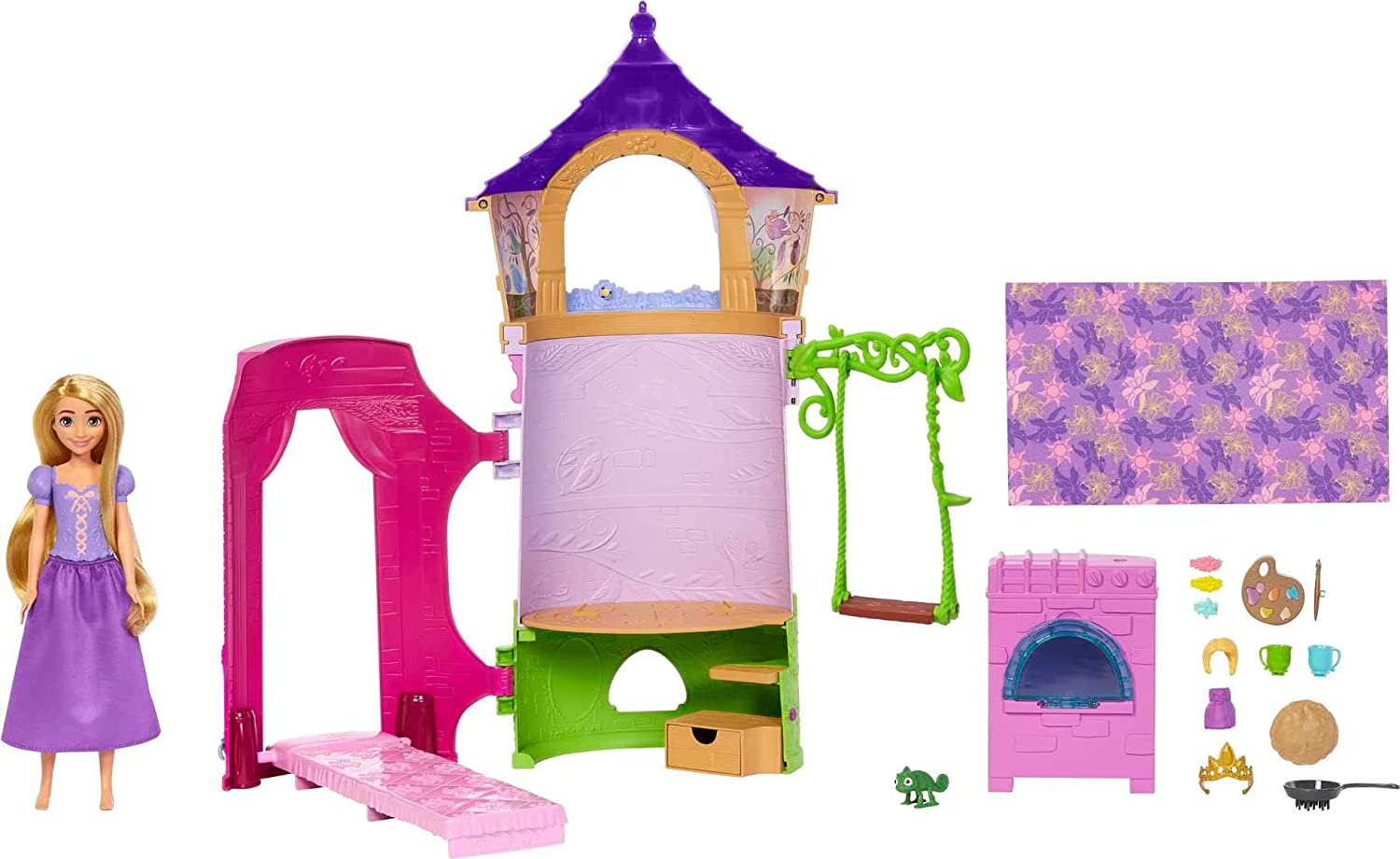 Disney Princess Rapunzel's Tower Playset HLW30 - Colorland Toys