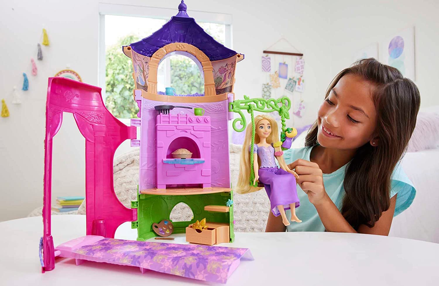 Disney Princess Rapunzel's Tower Playset HLW30 - Colorland Toys