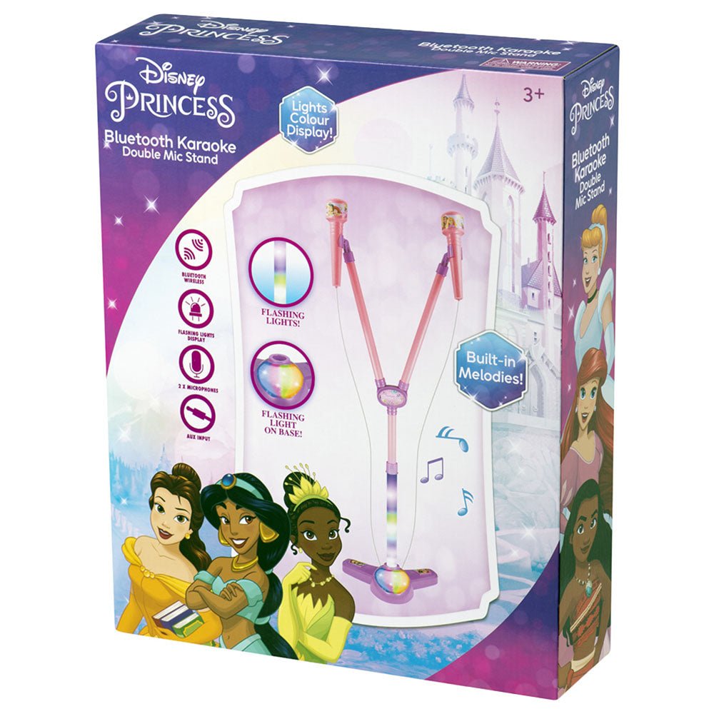 Disney RGB Bluetooth Double Mic Stand - Disney Princess DY - 7541 - PR - Colorland Toys