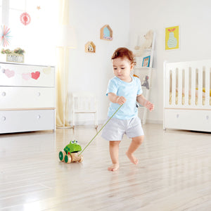 Hape Frog-Themed Push & Pull Along Toy - Colorland Toys