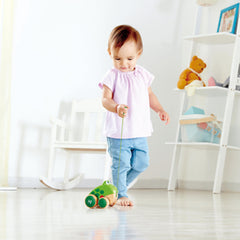 Hape Frog-Themed Push & Pull Along Toy - Colorland Toys