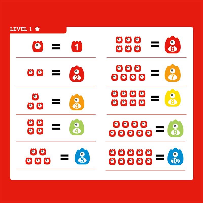 Hape Learn to Count Monster Math Measuring Scale 22pcs - Colorland Toys