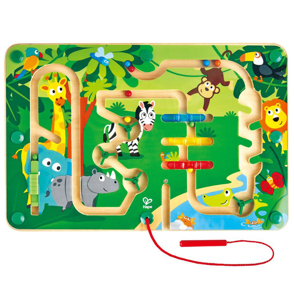 Hape Wooden Magnetic Jungle Educational Maze