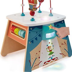 Hape Light-Up Circus Educational Activity Cube Playset - Colorland Toys
