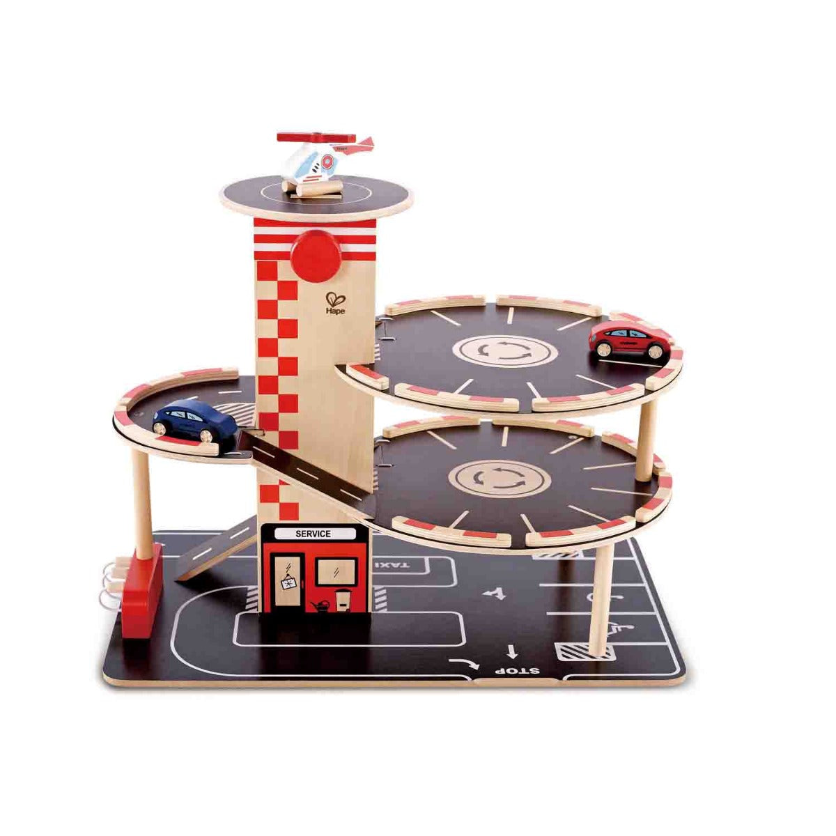 Hape Wooden Park N Go Garage E3002